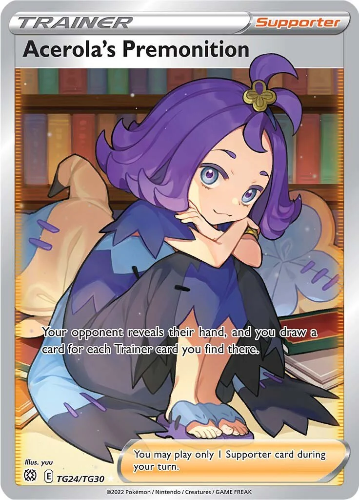 Pokemon TCG: Acerola's Premonition [SWSH09:TG - TG24/TG30]
