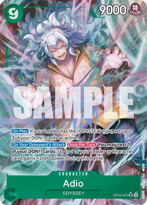 One Piece Card Game: Adio (Parallel) [OP09 - OP09-023]