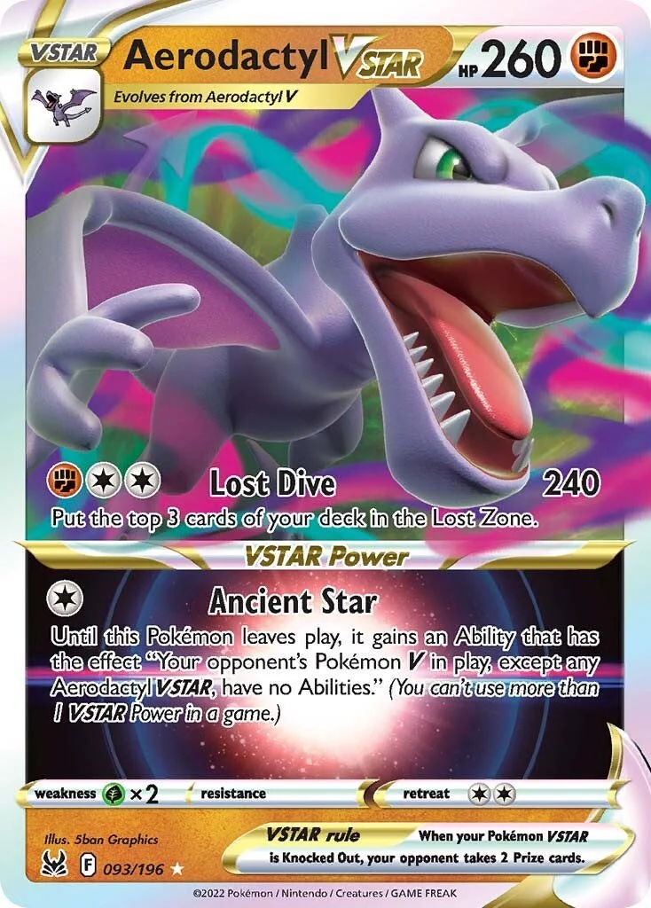 Pokemon TCG: Aerodactyl VSTAR [SWSH11 - 093/196]