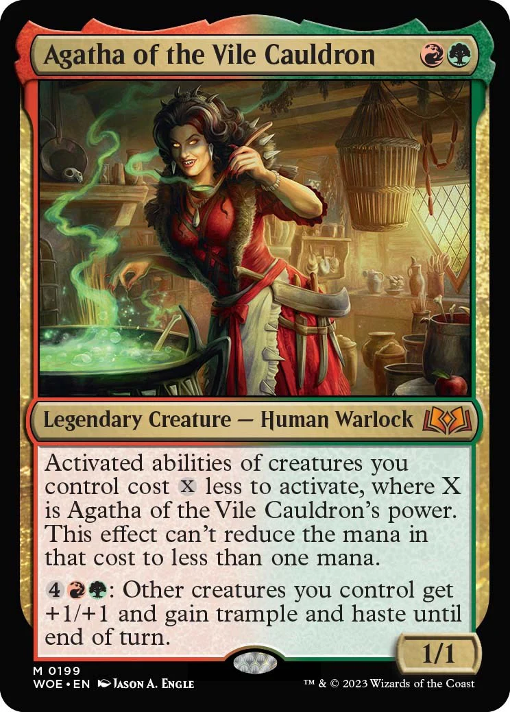 Magic: The Gathering - Agatha of the Vile Cauldron [WOE - 199]