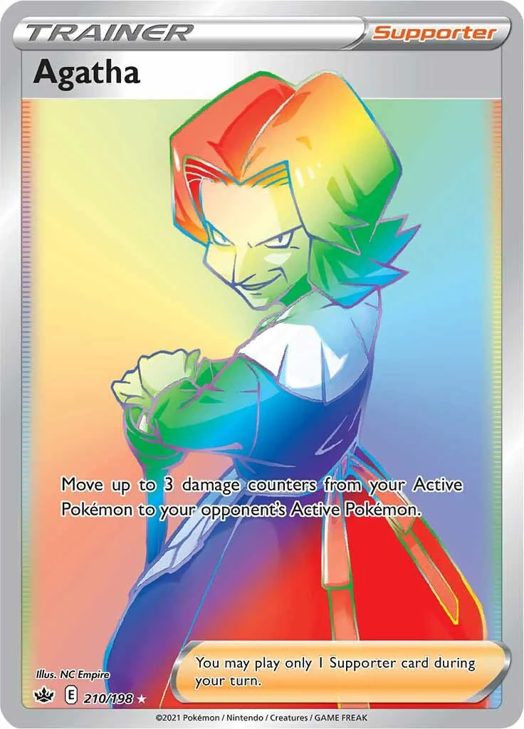 Pokemon TCG: Agatha (Secret) [SWSH06 - 210/198]