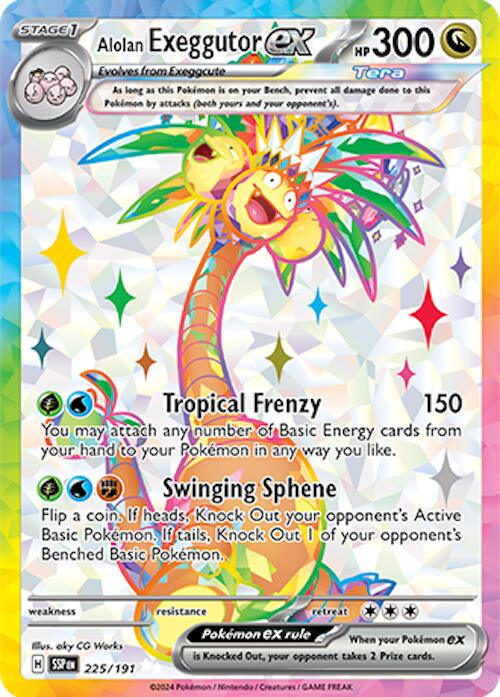 Pokemon TCG: Alolan Exeggutor ex - 225/191 [SSP - 225/191]