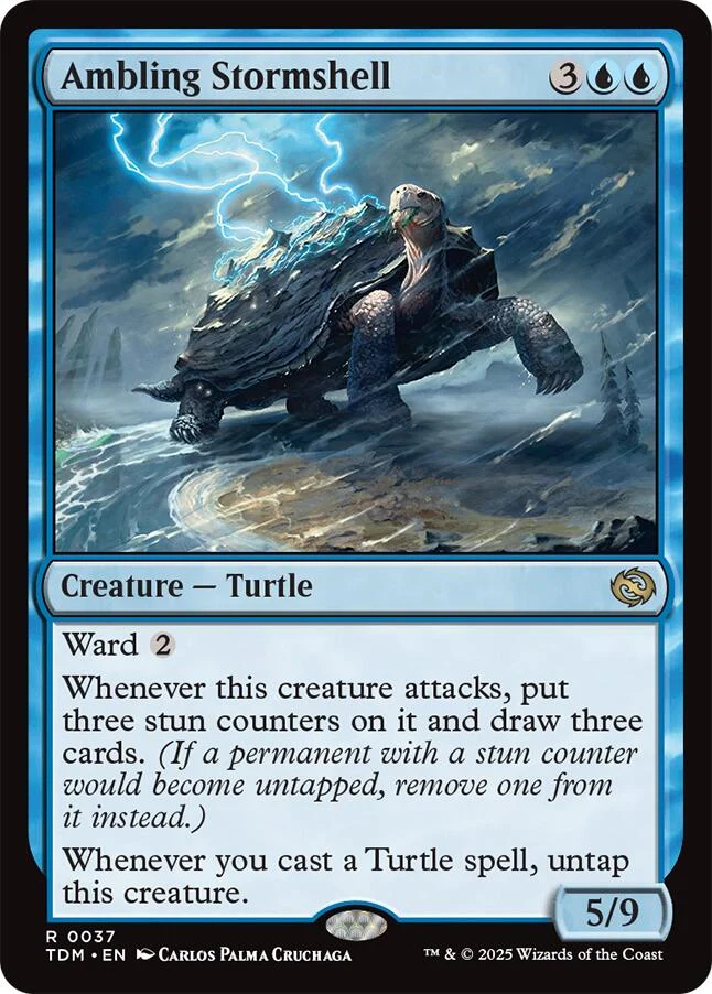 Magic: The Gathering - Ambling Stormshell [TDM - 37]