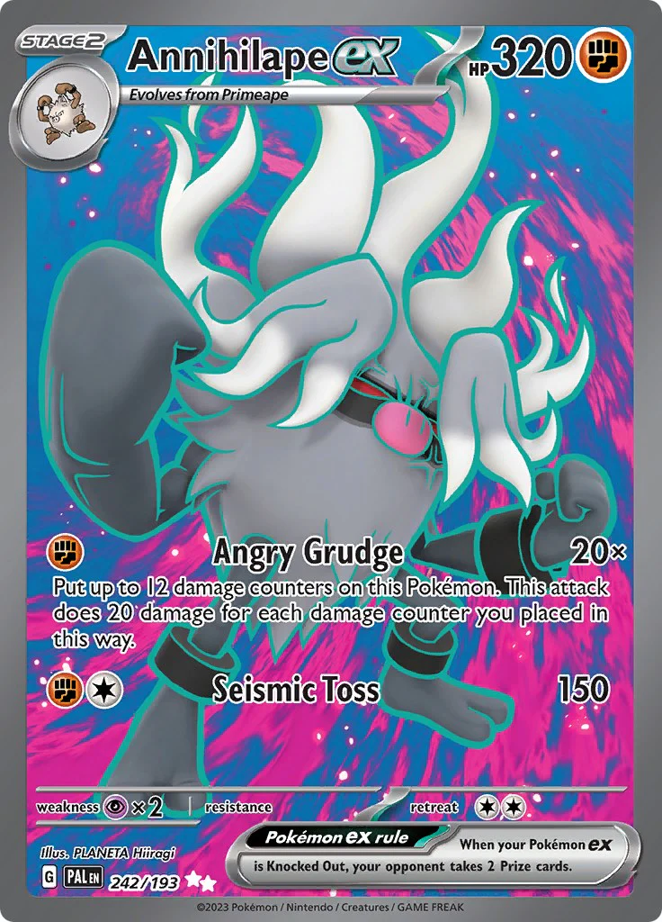 Pokemon TCG: Annihilape ex - 242/193 [PAL - 242/193]