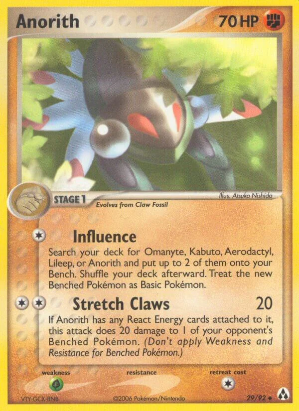 Pokemon TCG: Anorith [LM - 29/92]