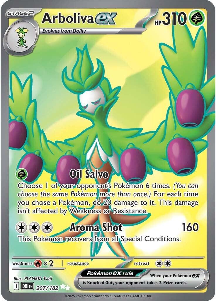 Pokemon TCG: Arboliva ex - 207/182 [DRI - 207/182]