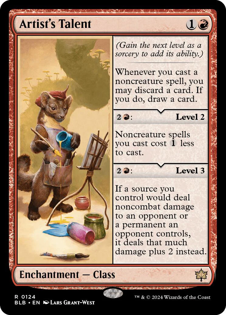 Magic: The Gathering -  Artist's Talent [BLB - 124]
