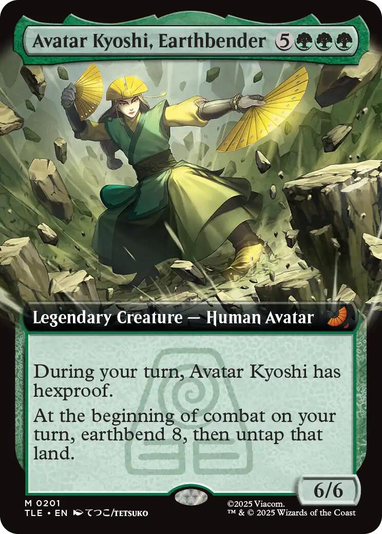 Magic: The Gathering - Avatar Kyoshi, Earthbender (Extended Art) [TLE - 201]