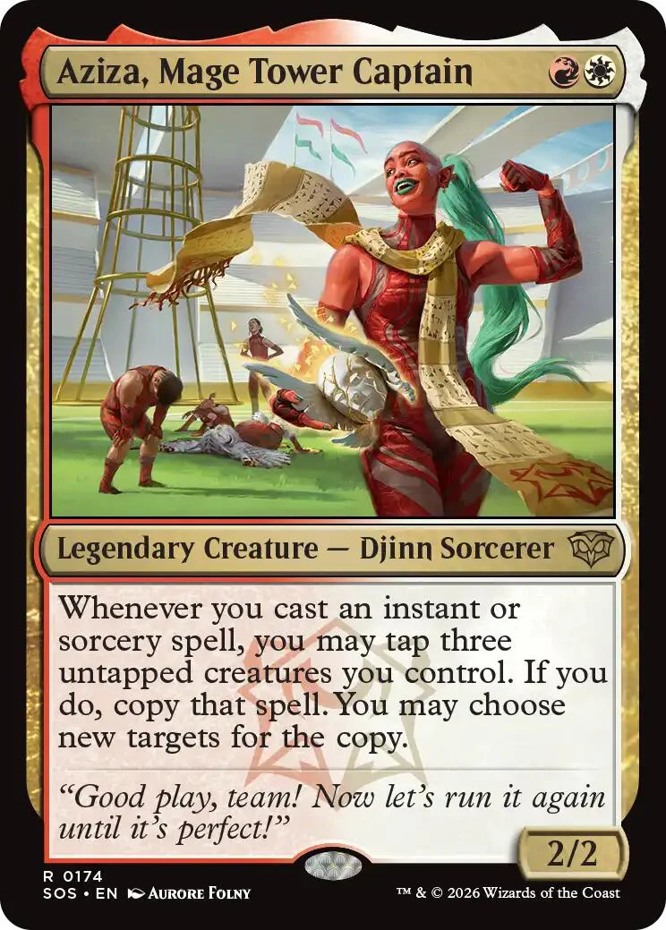 Magic: The Gathering - Aziza, Mage Tower Captain [SOS - 174]