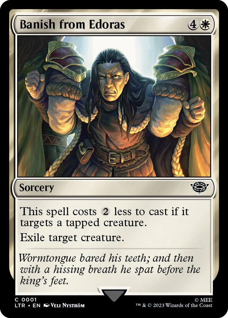 Magic: The Gathering - Banish from Edoras [LTR - 1]