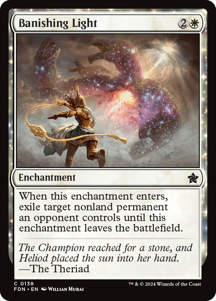 Magic: The Gathering - Banishing Light [FDN - 138]