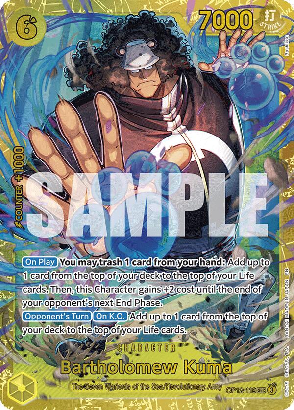 One Piece Card Game: Bartholomew Kuma [OP12 - OP12-119]