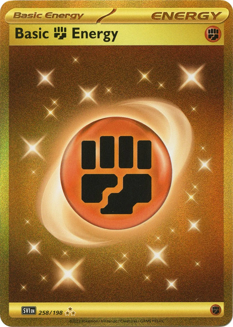 Pokemon TCG: Basic Fighting Energy - 258/198 [SVI - 258/198]