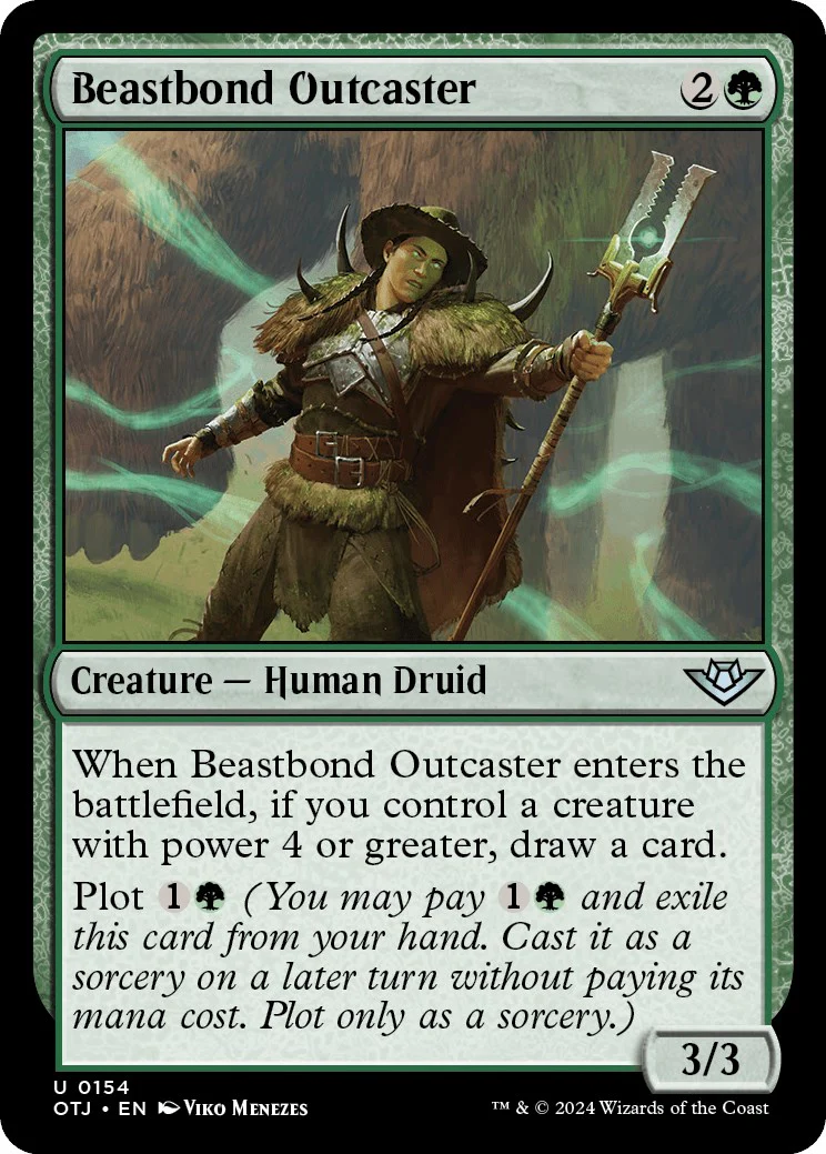 Magic: The Gathering - Beastbond Outcaster [OTJ - 154]