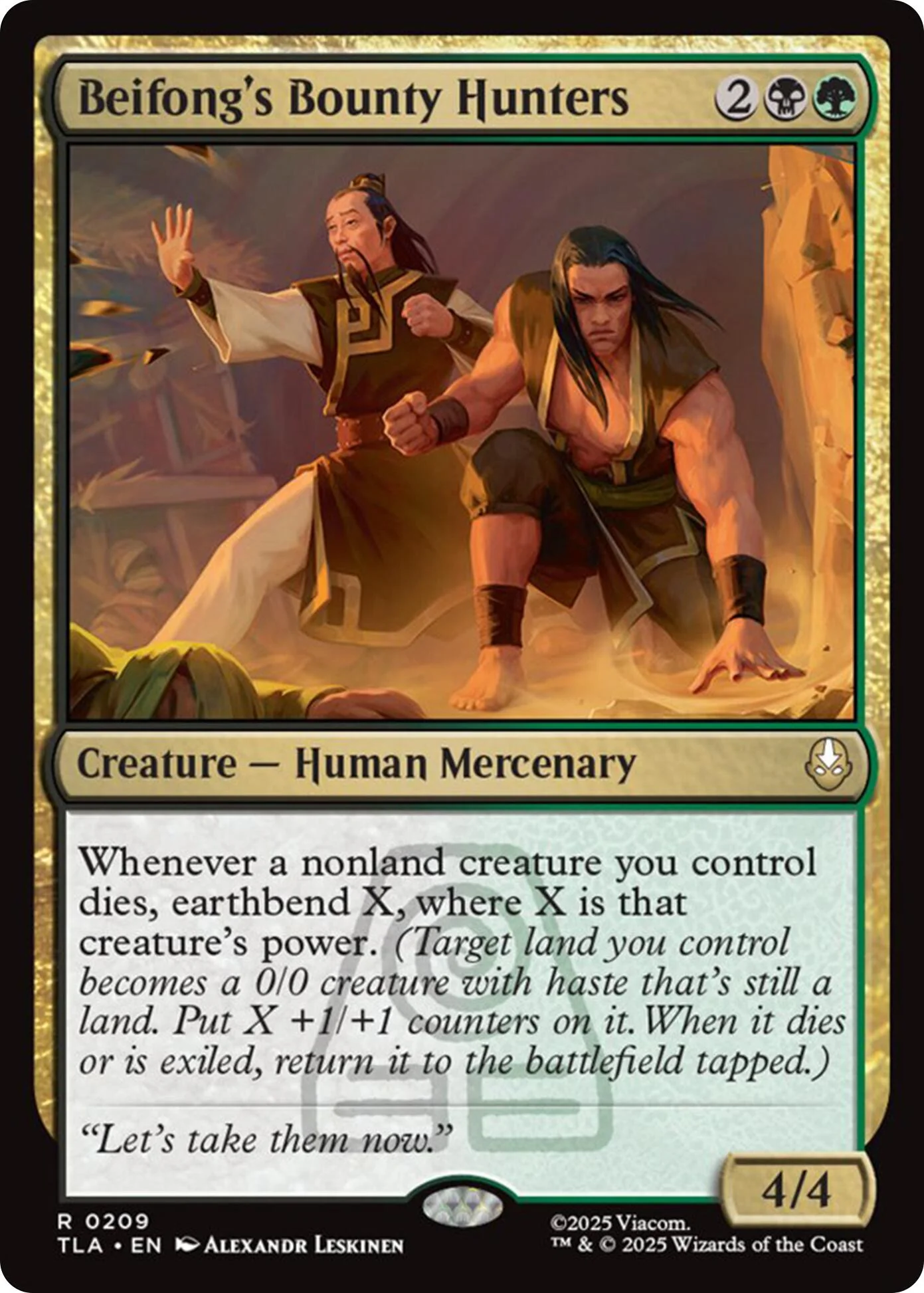 Magic: The Gathering - Beifong's Bounty Hunters [TLA - 209]