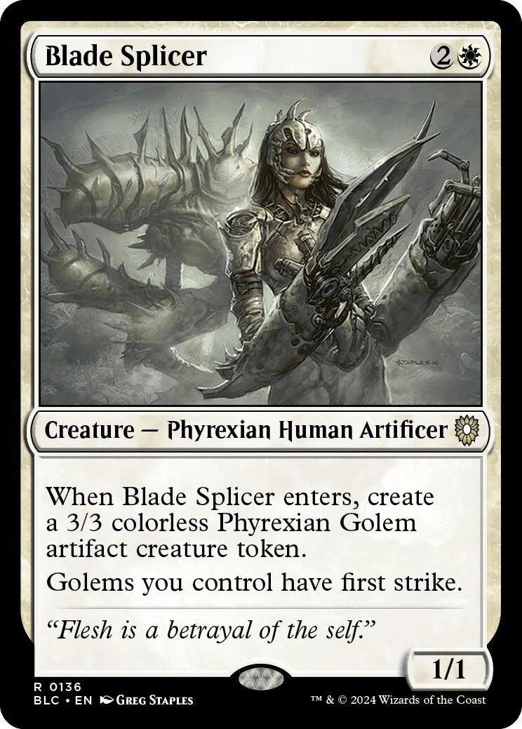 Magic: The Gathering - Blade Splicer [BLC - 136]