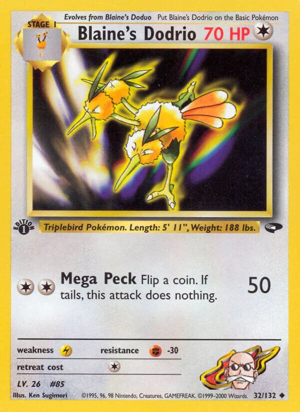 Pokemon TCG: Blaine's Dodrio [G2 - 032/132]