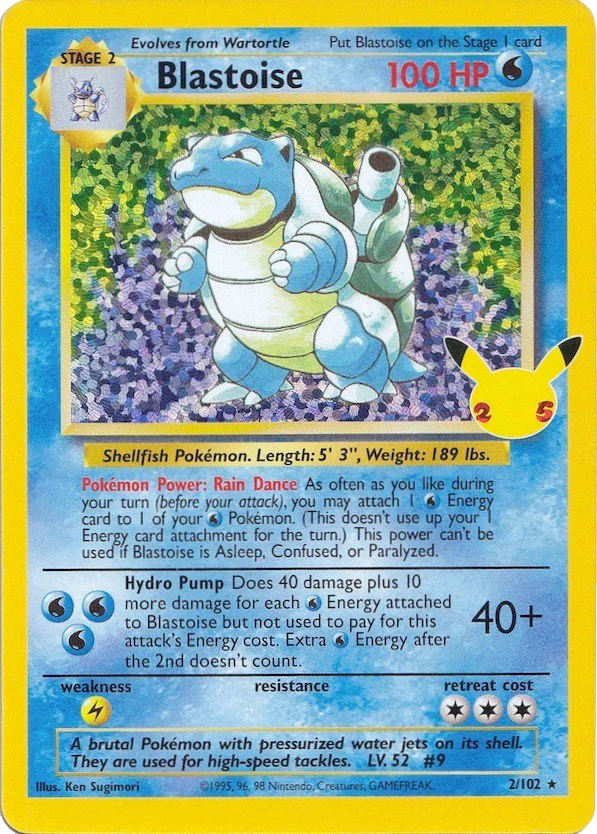 Pokemon TCG: Blastoise [CCC - 2/102]