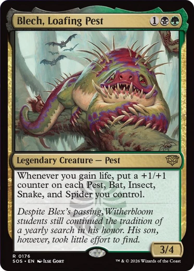 Magic: The Gathering - Blech, Loafing Pest [SOS - 176]