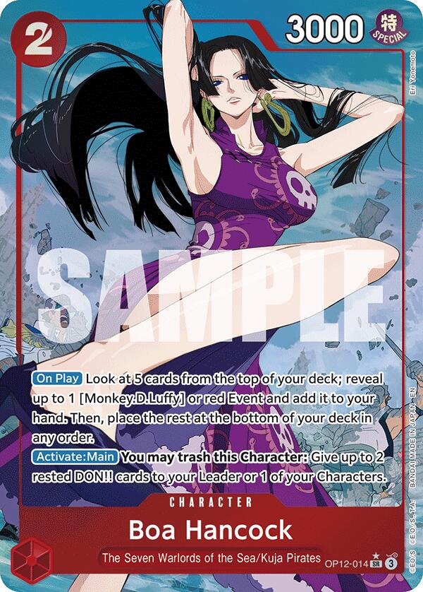 One Piece Card Game: Boa Hancock (Alternate Art) [OP12 - OP12-014]