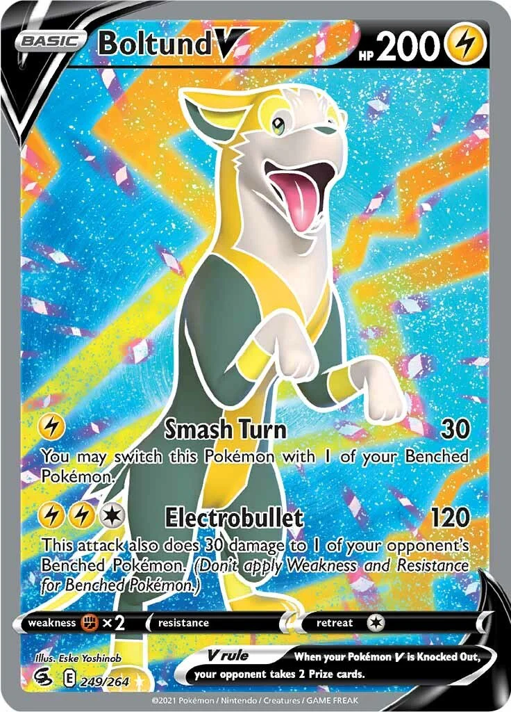 Pokemon TCG: Boltund V (Full Art) [SWSH08 - 249/264]