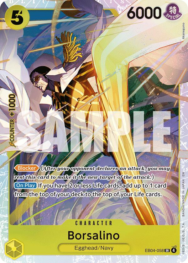 One Piece Card Game: Borsalino [OP15-EB04 - EB04-058]