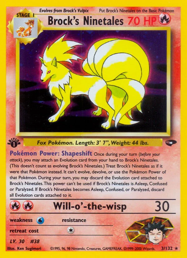 Pokemon TCG: Brock's Ninetales [G2 - 003/132]