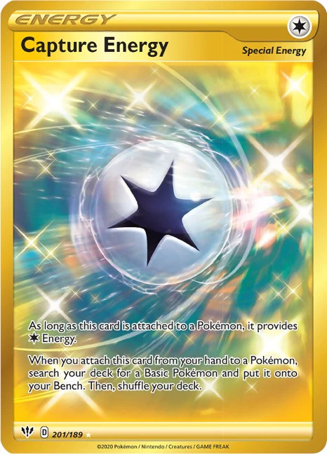 Pokemon TCG: Capture Energy (Secret) [SWSH03 - 201/189]