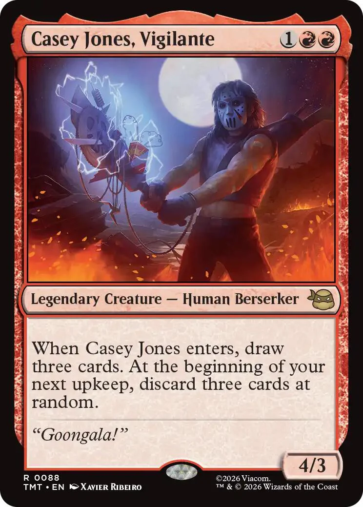 Magic: The Gathering - Casey Jones, Vigilante [TMT - 88]