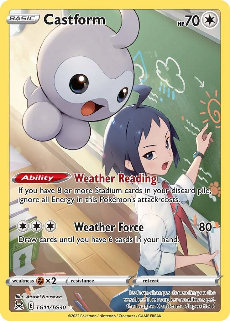 Pokemon TCG: Castform [SWSH11: TG - TG11/TG30]