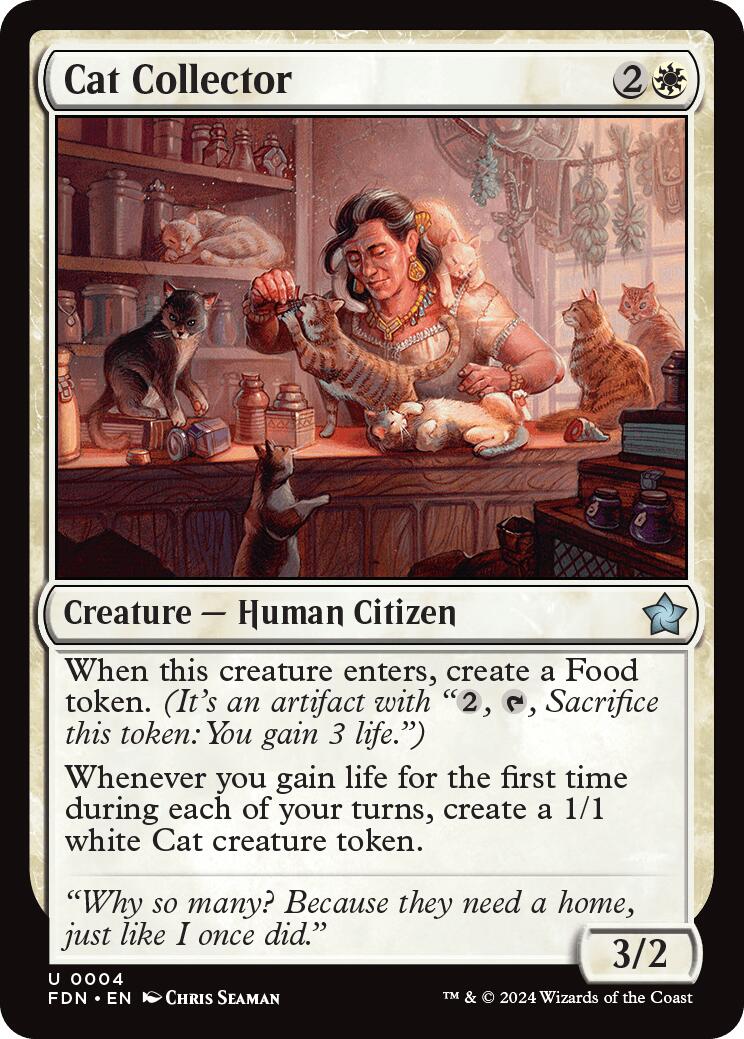 Magic: The Gathering - Cat Collector [FDN - 4]