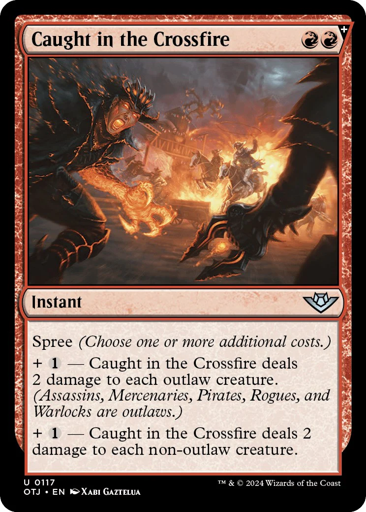 Magic: The Gathering - Caught in the Crossfire [OTJ - 117]