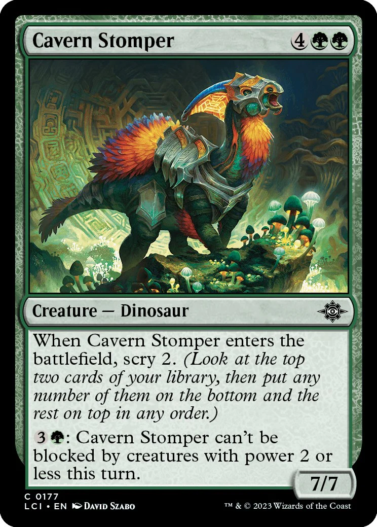 Magic: The Gathering - Cavern Stomper [LCI - 177]