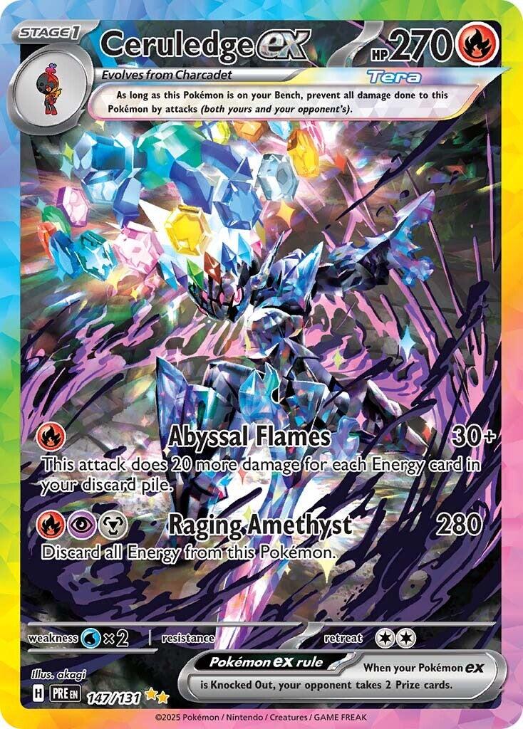 Pokemon TCG: Ceruledge ex [PRE - 147/131]
