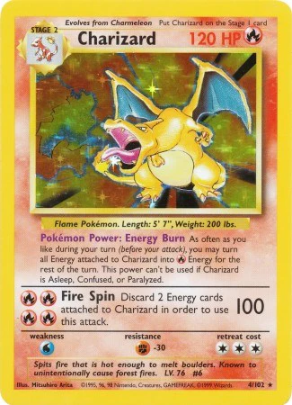 Pokemon TCG: Charizard [BS - 004/102]