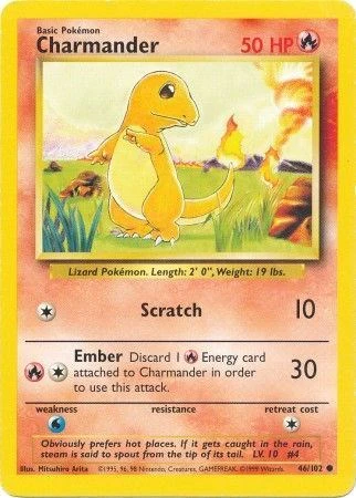 Pokemon TCG: Charmander [BS - 046/102]