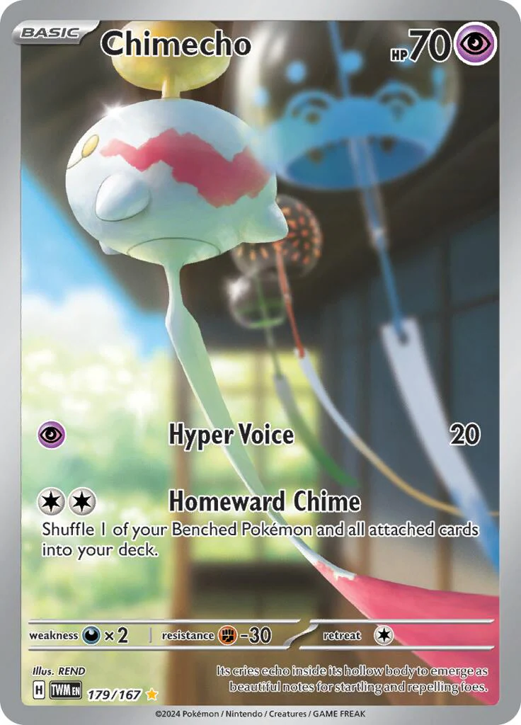 Pokemon TCG: Chimecho - 179/167 [TWM - 179/167]
