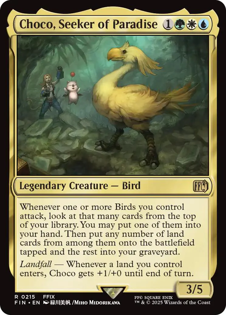 Magic: The Gathering - Choco, Seeker of Paradise [FIN - 215]
