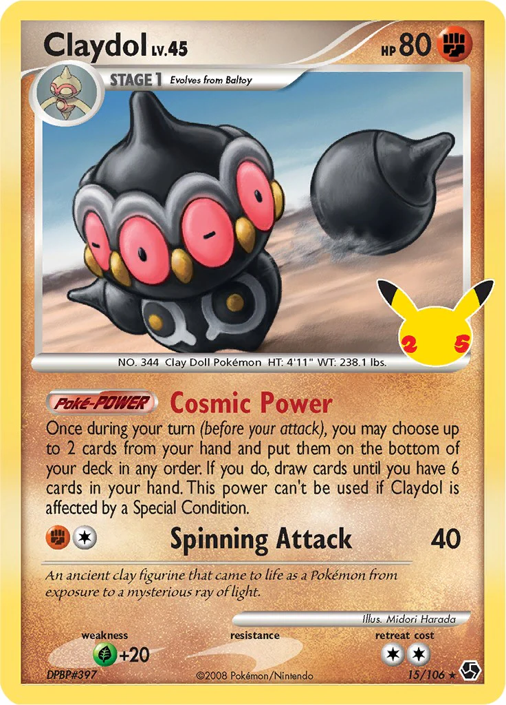Pokemon TCG: Claydol [CCC - 15/106]