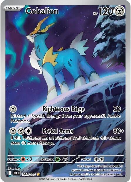Pokemon TCG: Cobalion - 144/086 [BLK - 144/086]
