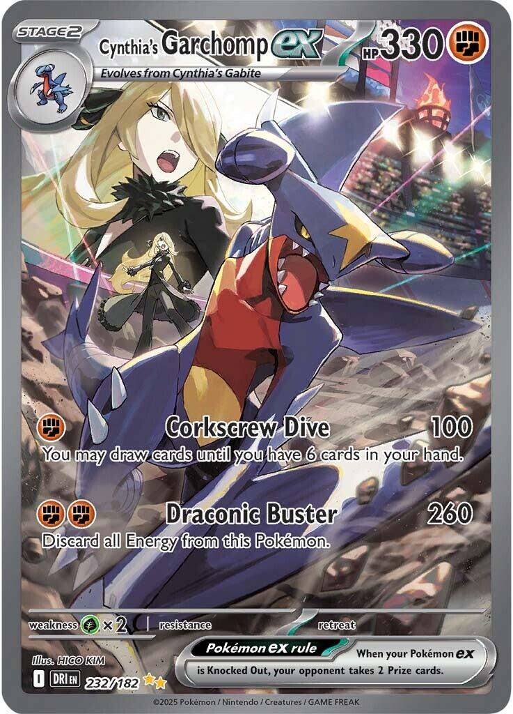 Pokemon TCG: Cynthia's Garchomp ex - 232/182 [DRI - 232/182]