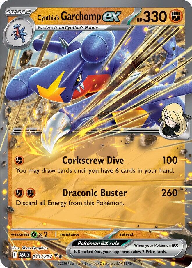 Pokemon TCG: Cynthia's Garchomp ex [ASC - 111/217]