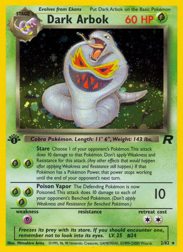 Pokemon TCG: Dark Arbok (2) [TR - 02/82]