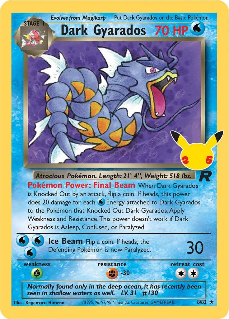 Pokemon TCG: Dark Gyarados [CCC - 8/82]