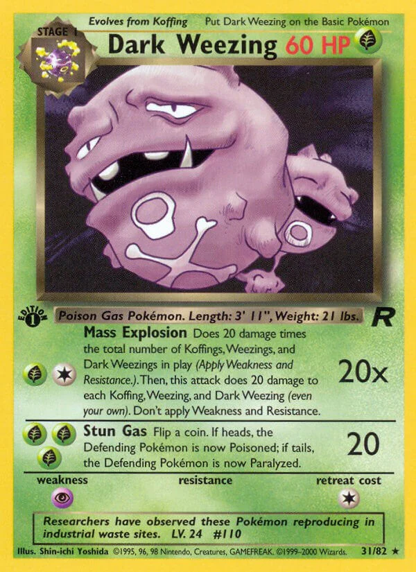 Pokemon TCG: Dark Weezing (31) [TR - 31/82]
