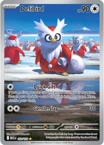 Pokemon TCG: Delibird - 152/132 [MEG - 152/132]