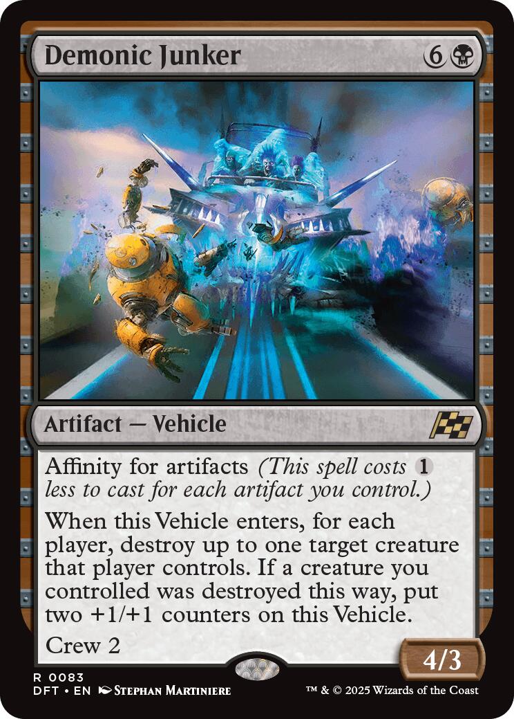Magic: The Gathering - Demonic Junker [DFT - 83]