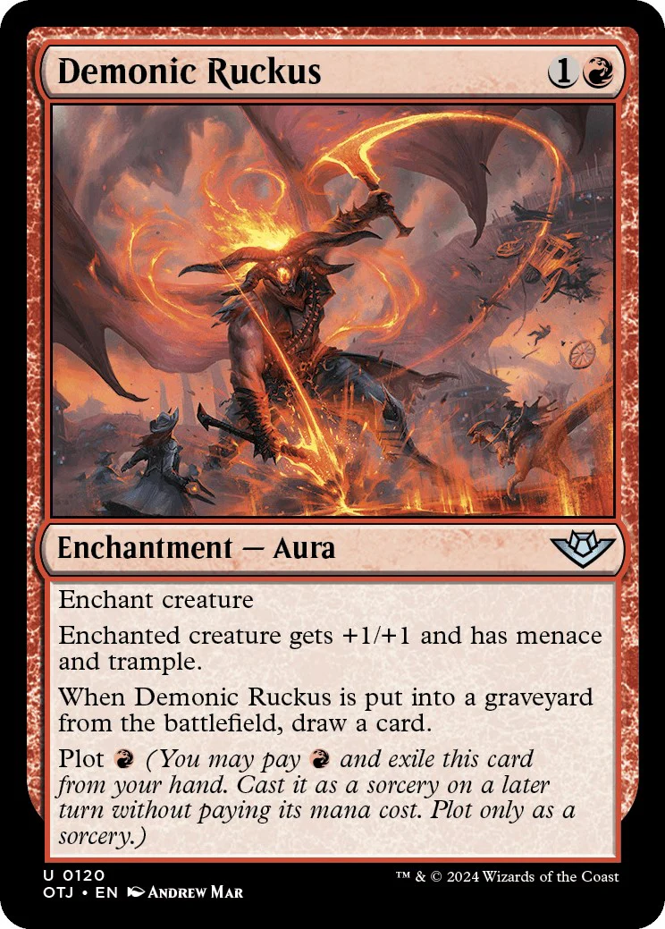 Magic: The Gathering - Demonic Ruckus [OTJ - 120]