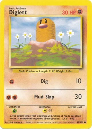 Pokemon TCG: Diglett [BS - 047/102]