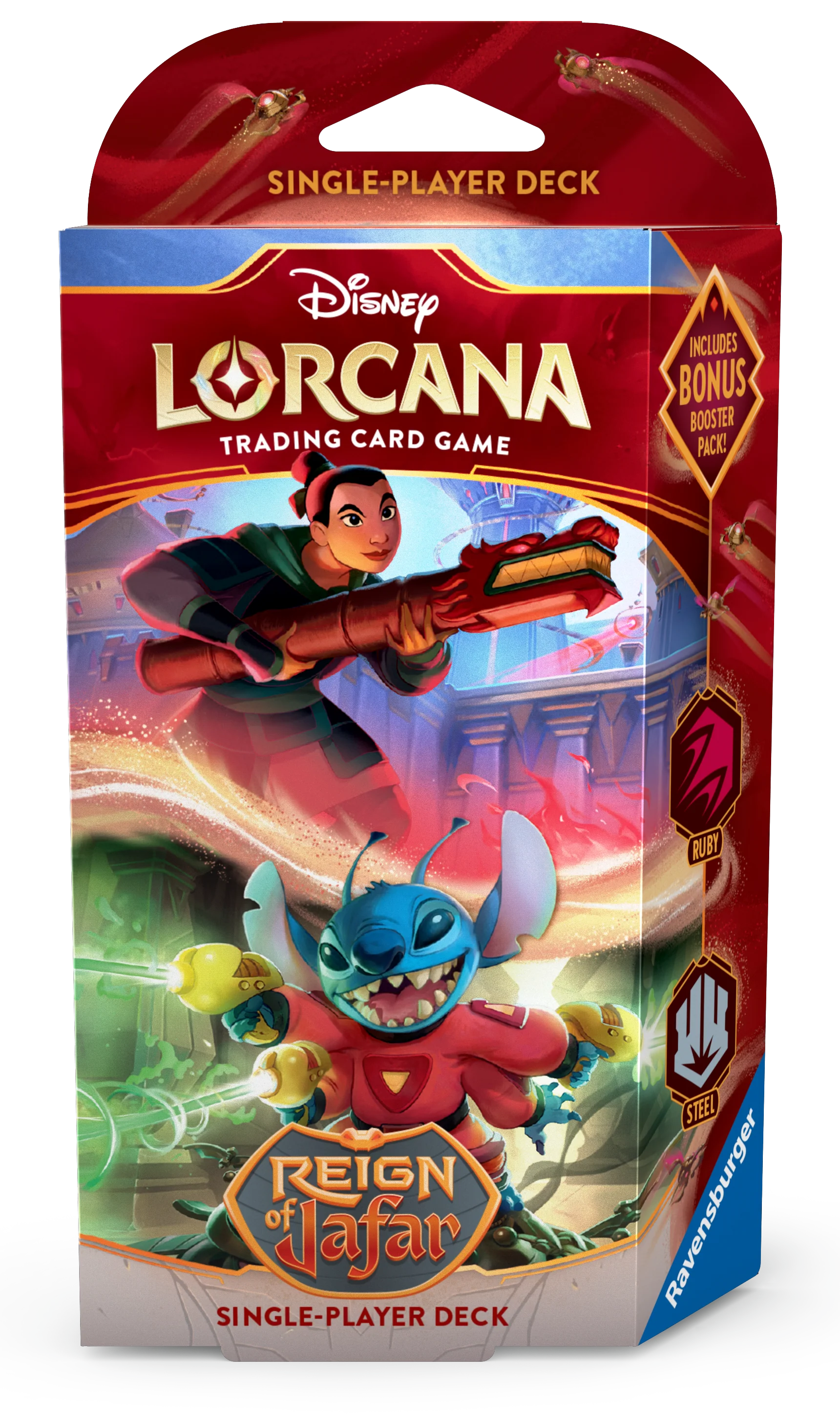 Disney Lorcana: Reign of Jafar Single Player Deck - Mulan & Stitch